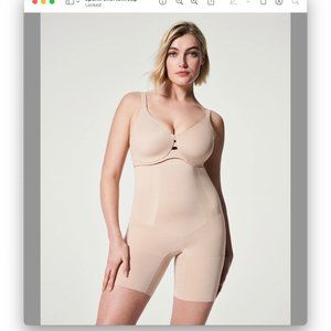 NWT SPANX OnCore sculpting high waisted mid thigh short size L color soft nude